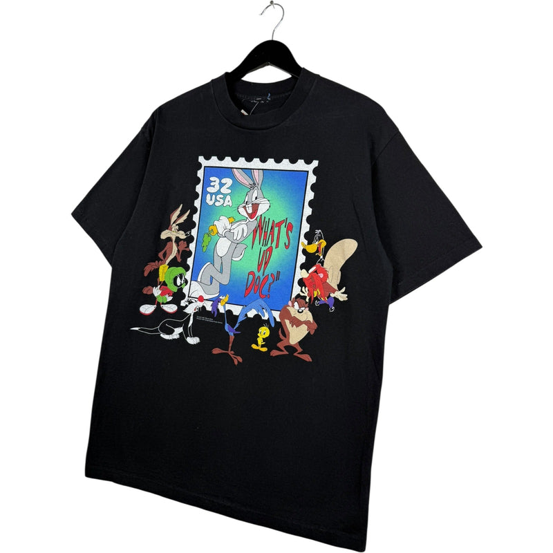Vintage Looney Tunes Bugs Bunny Stamp Quote T-Shirt