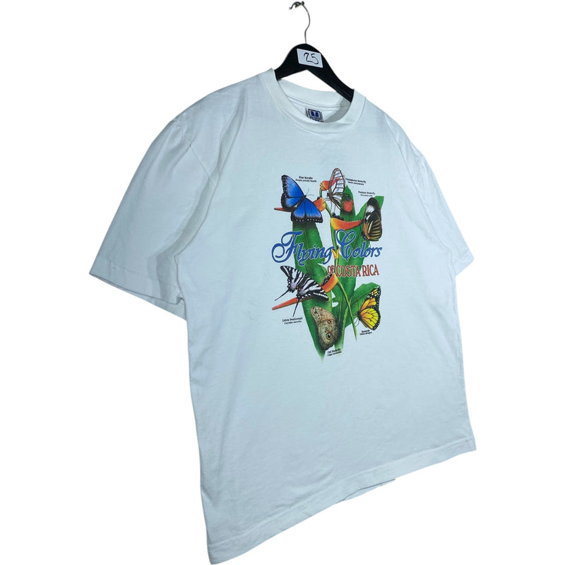 Vintage Flying Colors Of Costa Rica Butterfly T-Shirt