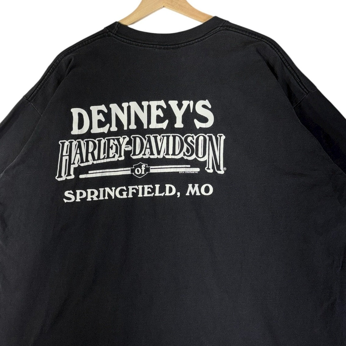 Vintage Harley Davidson Logo Chest Pocket T-Shirt