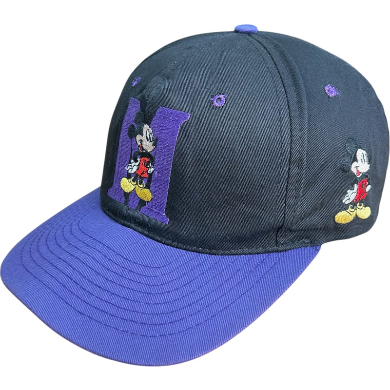 Vintage Mickey Unlimited Mickey Mouse Big M Snapback Hat