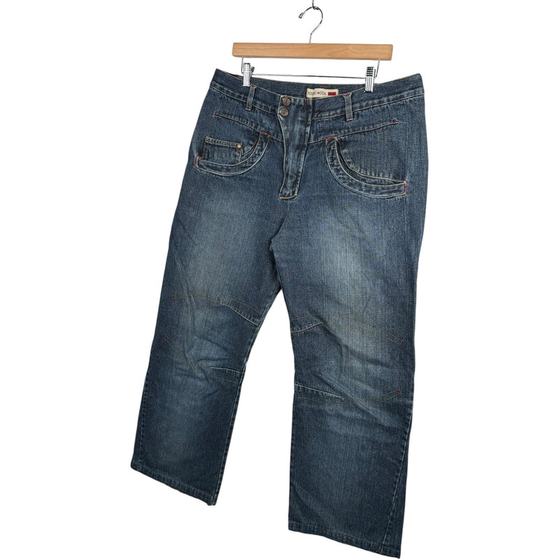 Vintage Kosmo Moda X-Skater Straight Leg Denim Jeans 36