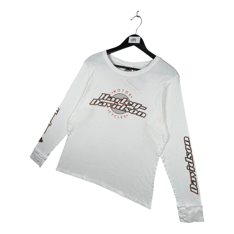 ***MEASUREMENT*** Vintage Harley Davidson LA California Long Sleeve T-Shirt