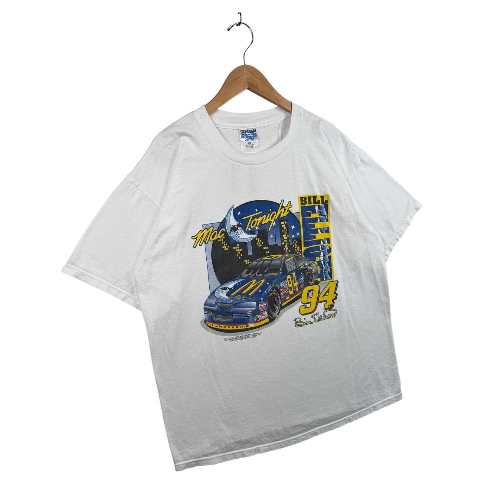 Vintage NASCAR Mac Tonight Bill Elliot T-Shirt