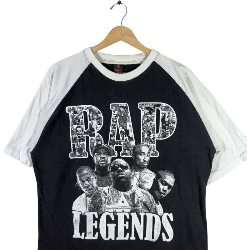 Vintage Rap Legends Spellout Raglan Tee