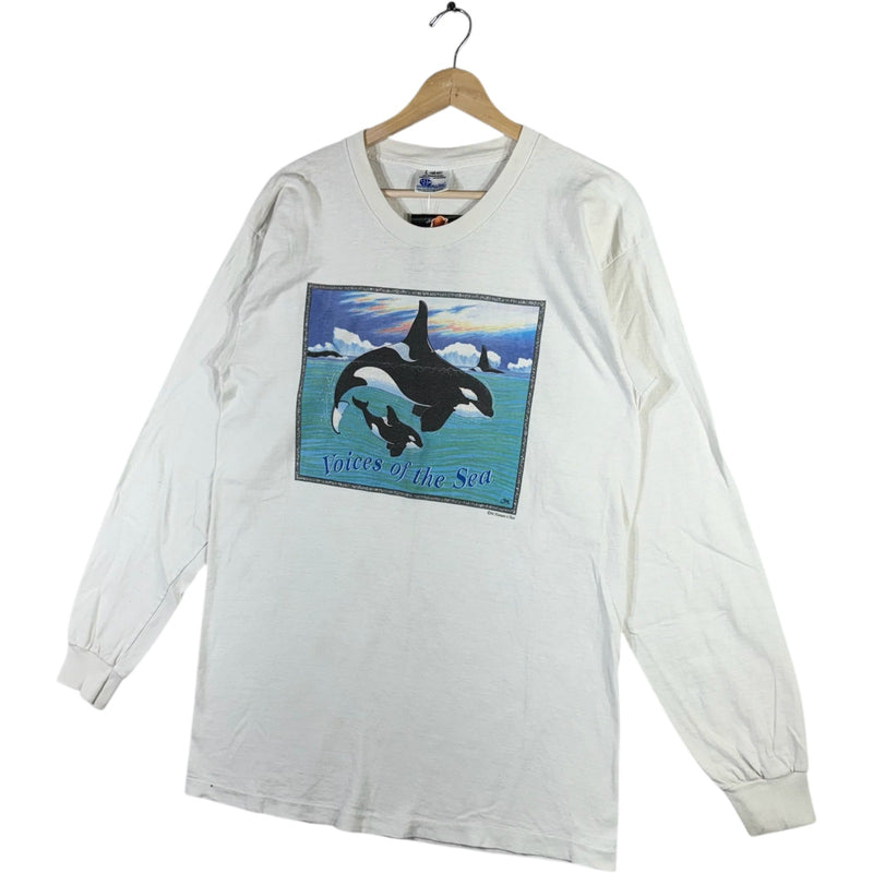 Vintage "Voices Of The Sea" Killer Whales Long Sleeve