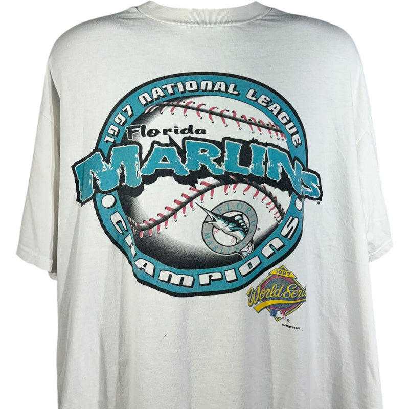 Vintage Florida Marlins National League Champions Tee 1997