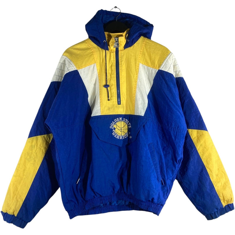 Vintage Starter Golden State Warriors NBA Pullover Hooded Jacket