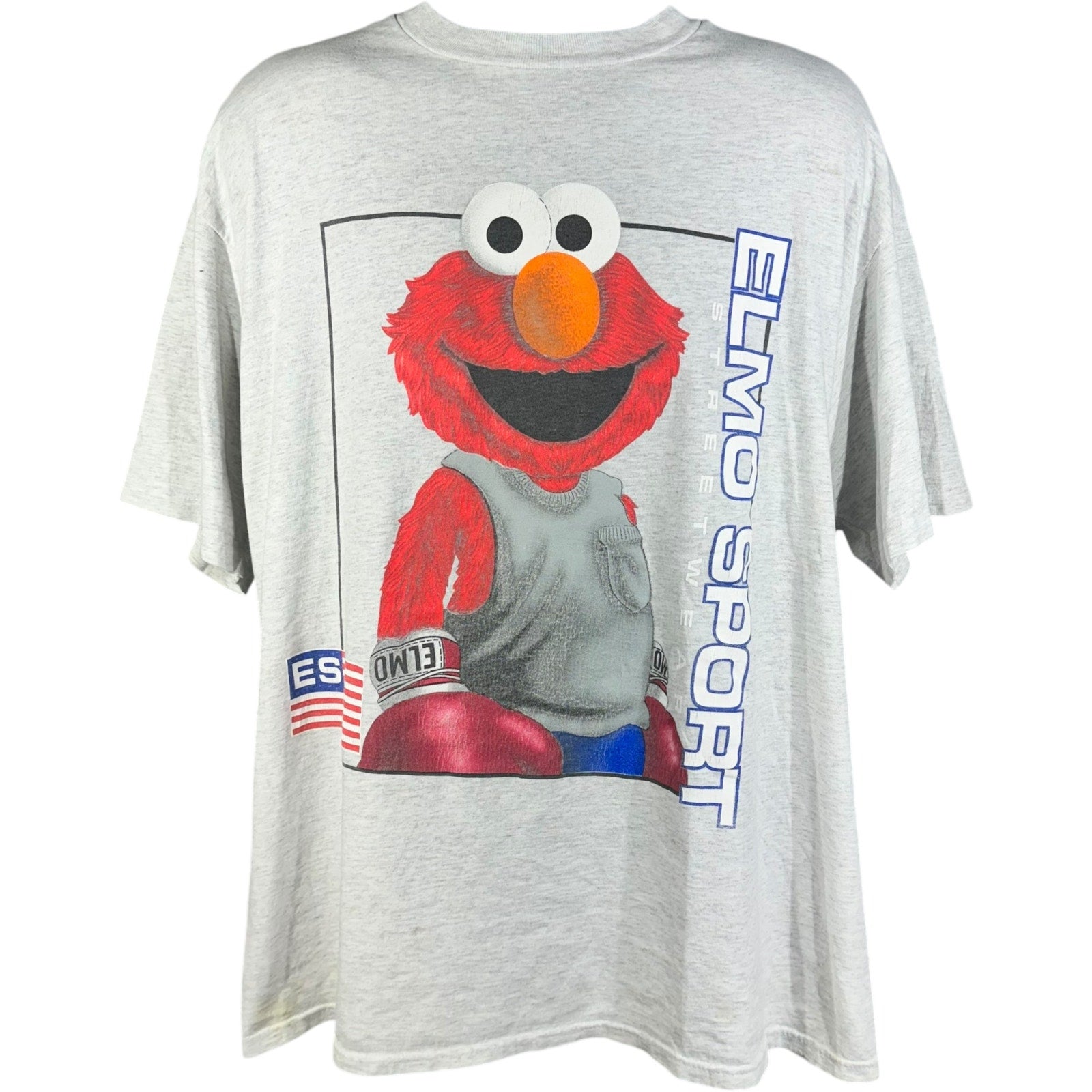 Vintage Sesame Street Elmo Polo Sport Bootleg Tee