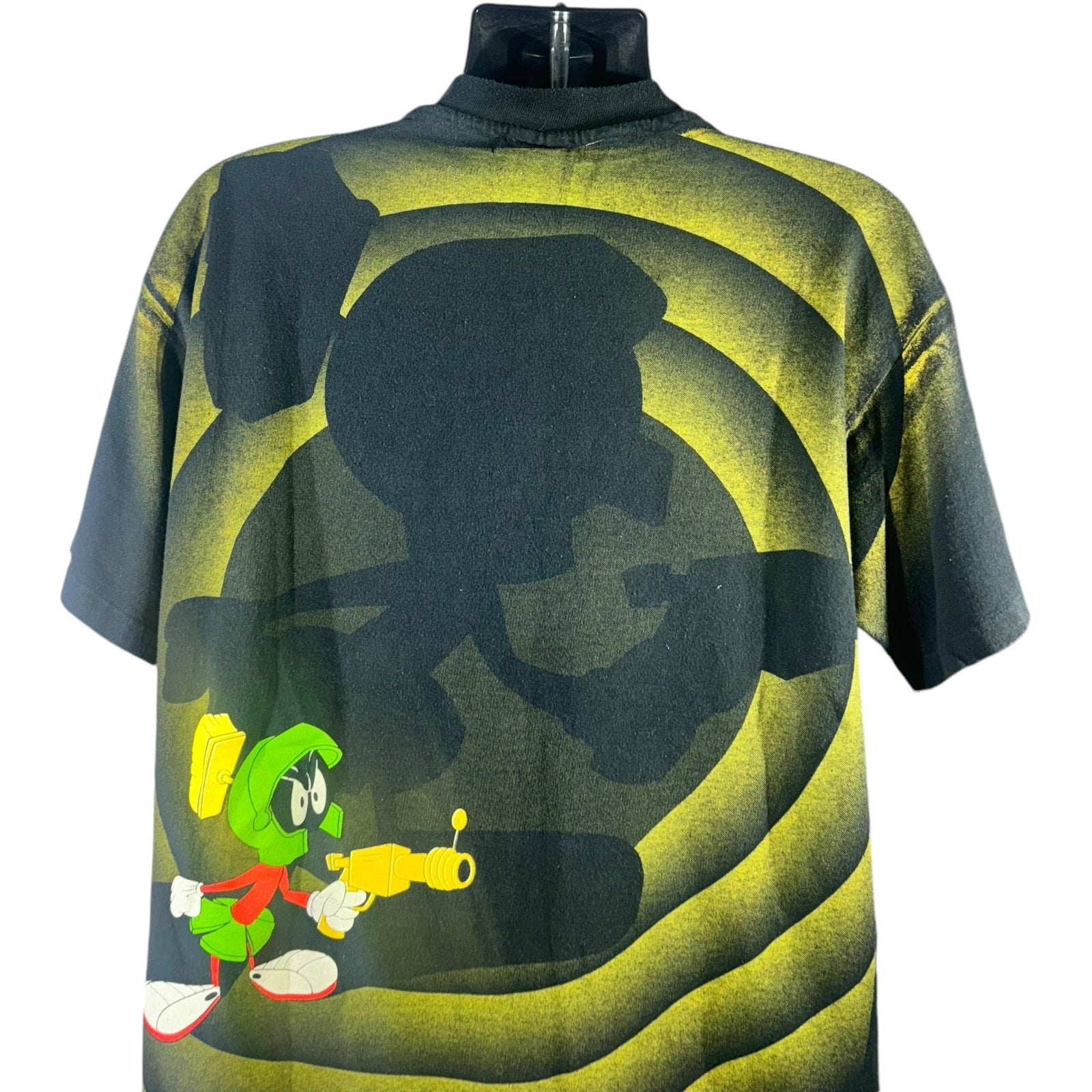 Vintage Looney Tunes Marvin The Martian Shadow AOP Tee