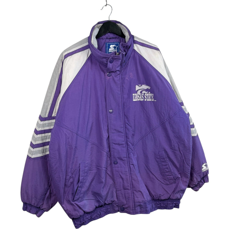 Vintage Starter Kansas State Wildcats Full Zip Jacket