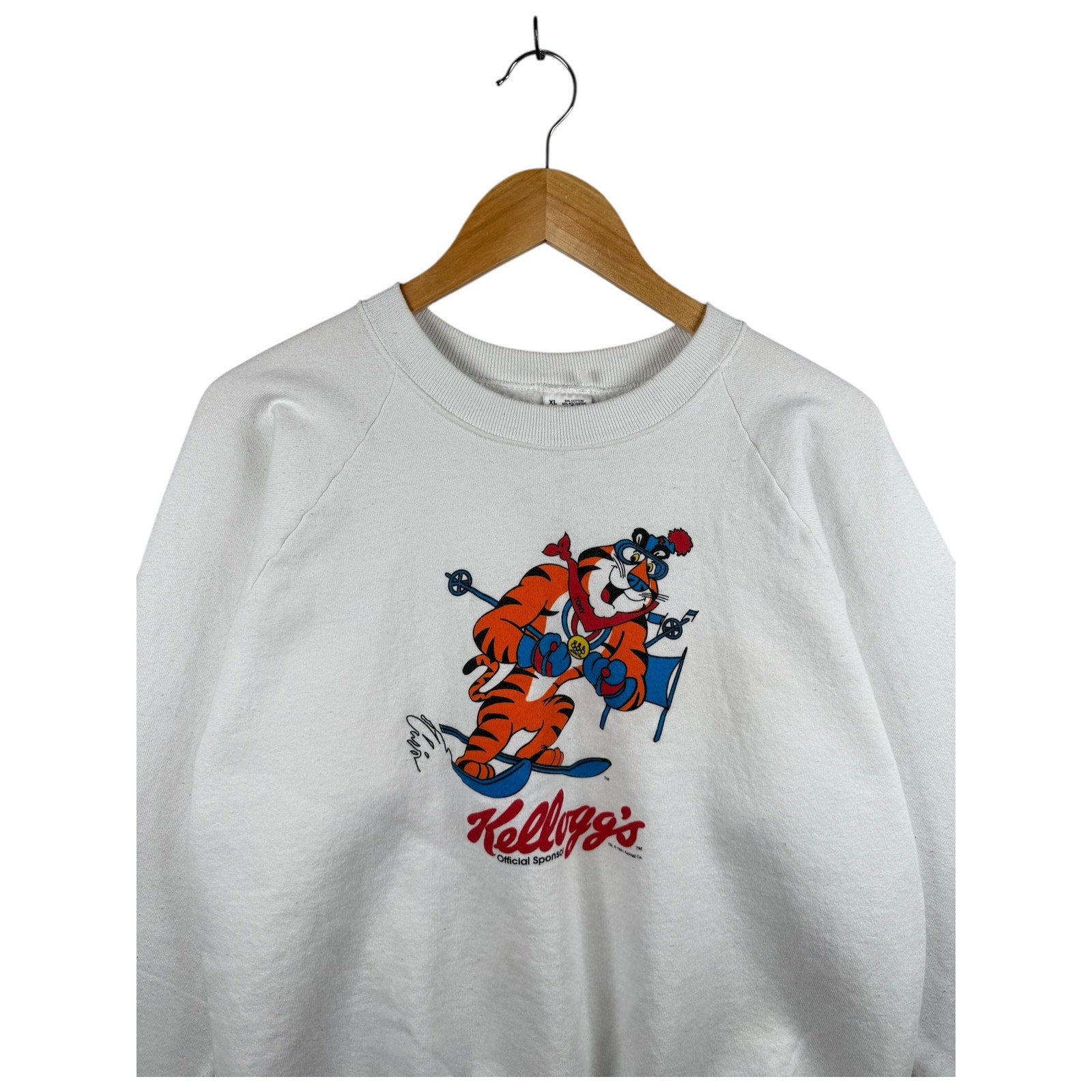 Vintage Kellogg’s Tony the Tiger Skiing Crewneck