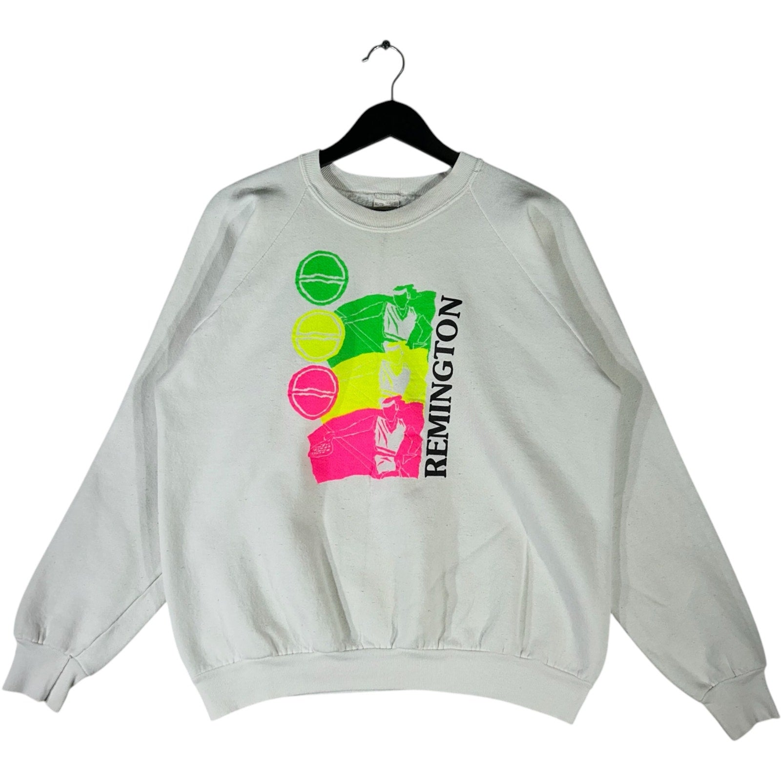 Vintage Remington Neon Tennis Crewneck 90s