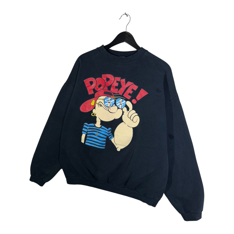 Vintage Popeye Cartoon Graphic Crewneck