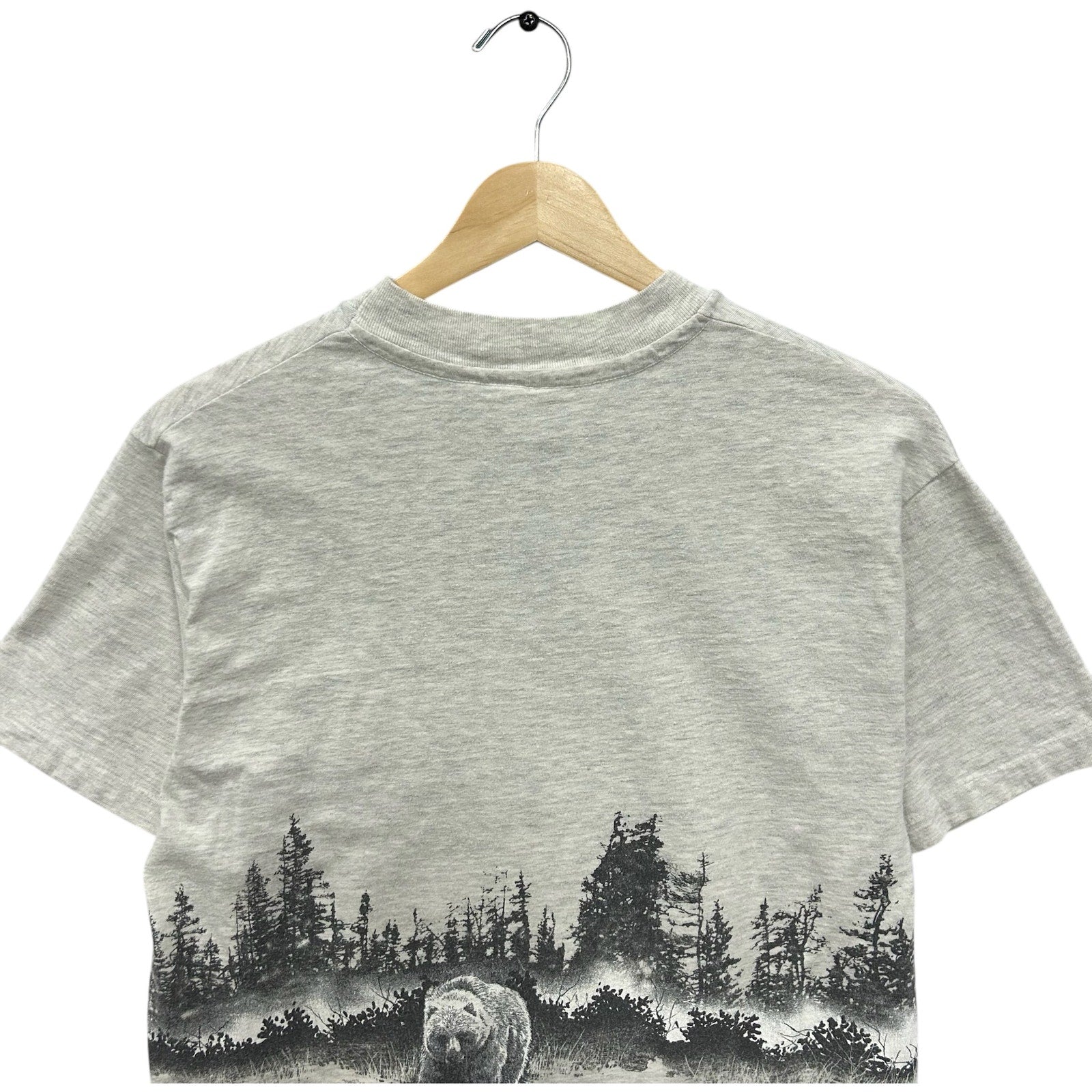 Vintage The North American Grizzly Bear Double Sided AOP Tee