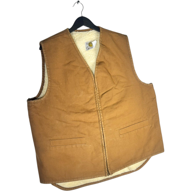 Vintage Carhartt Workwear Sherpa Lined Vest