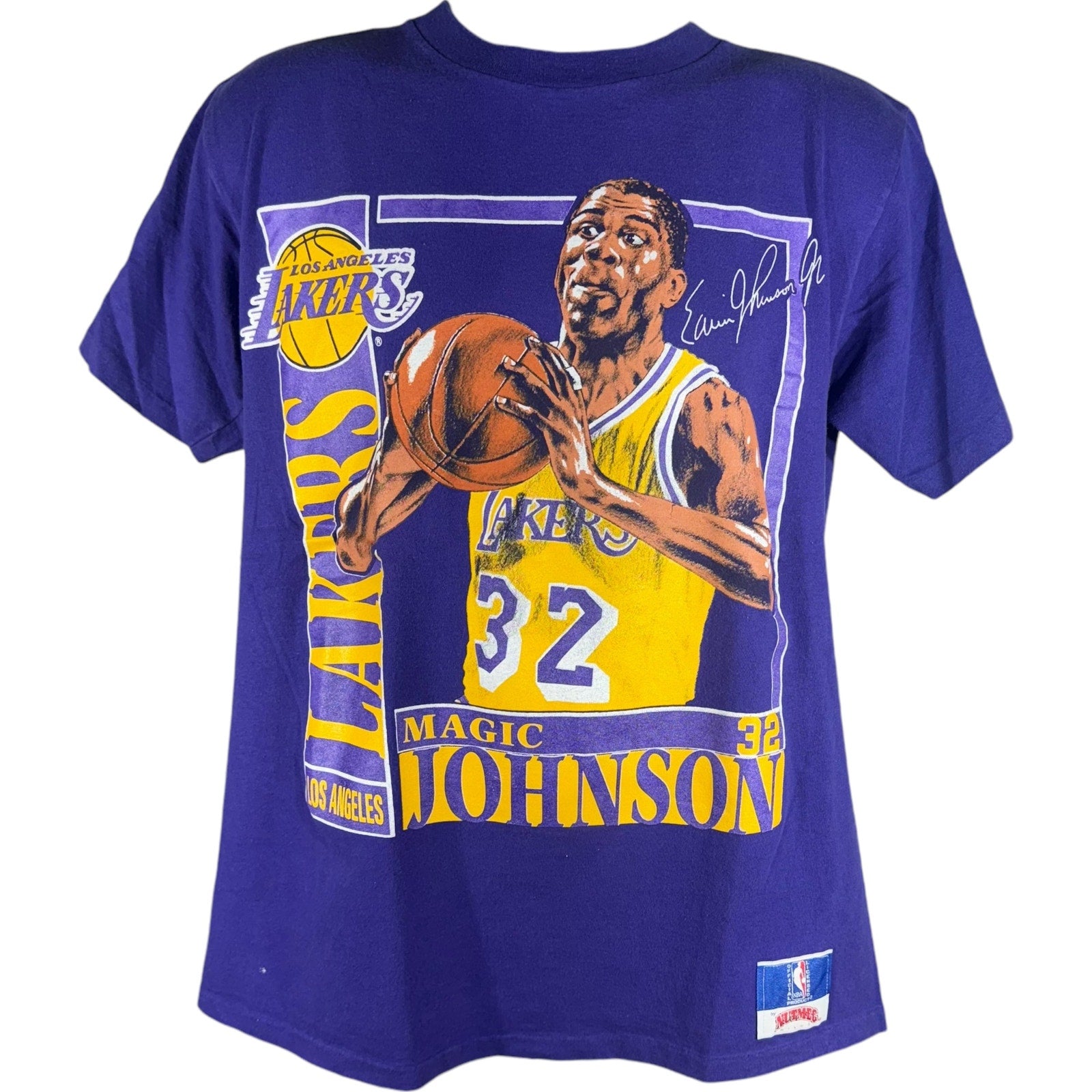 Vintage Magic Johnson Los Angeles Lakers Tee 90s