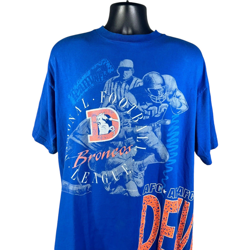 Vintage Denver Broncos Wrap Around AOP Tee