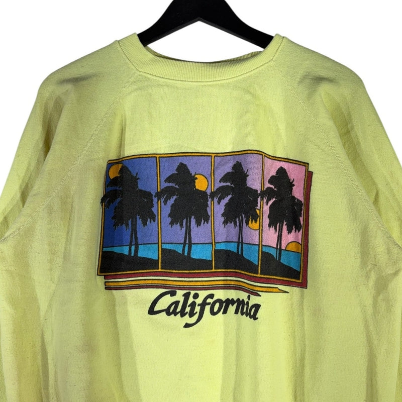 Vintage California Palm Tree Sunset Crewneck
