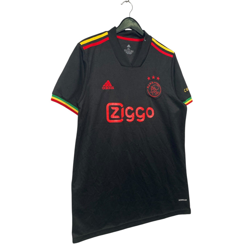 Vintage Adidas Ziggo Rasta Soccer Jersey