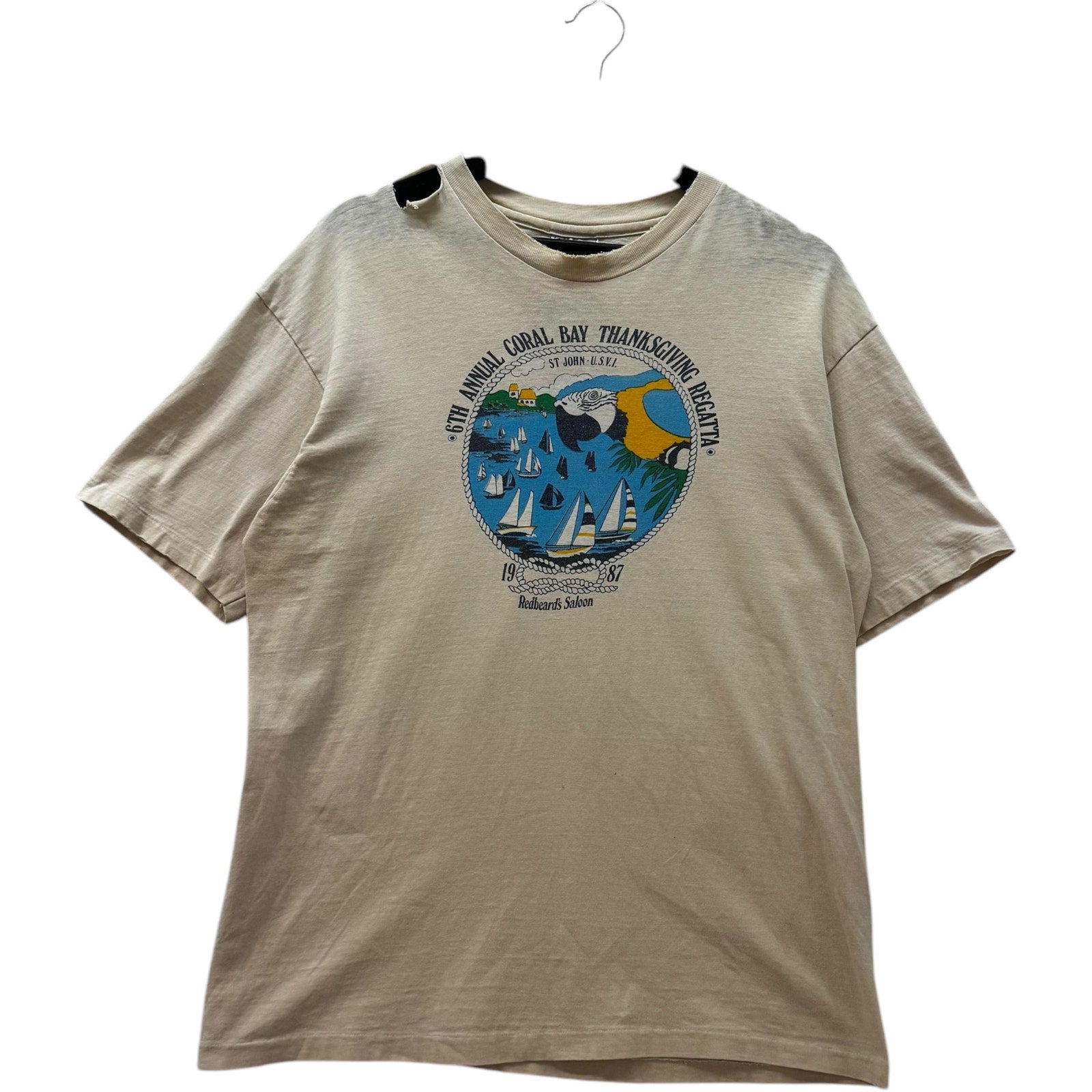Vintage 6th Annual Coral Bay Thanksgiving Regatta Tee