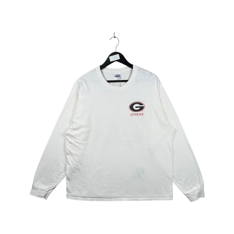 Vintage Georgia Bulldogs Football Saturday In Athens Long Sleeve