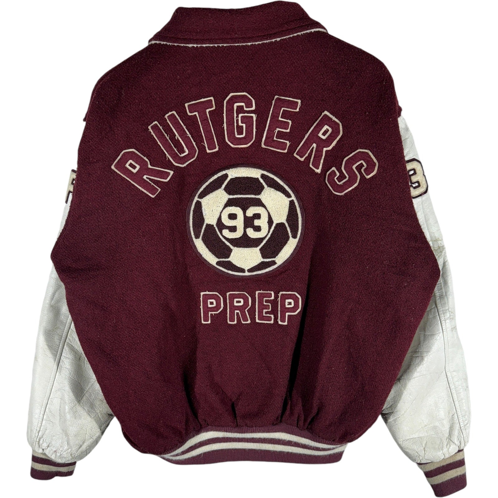 Vintage Rutgers Prep Soccer '93 Varsity Jacket