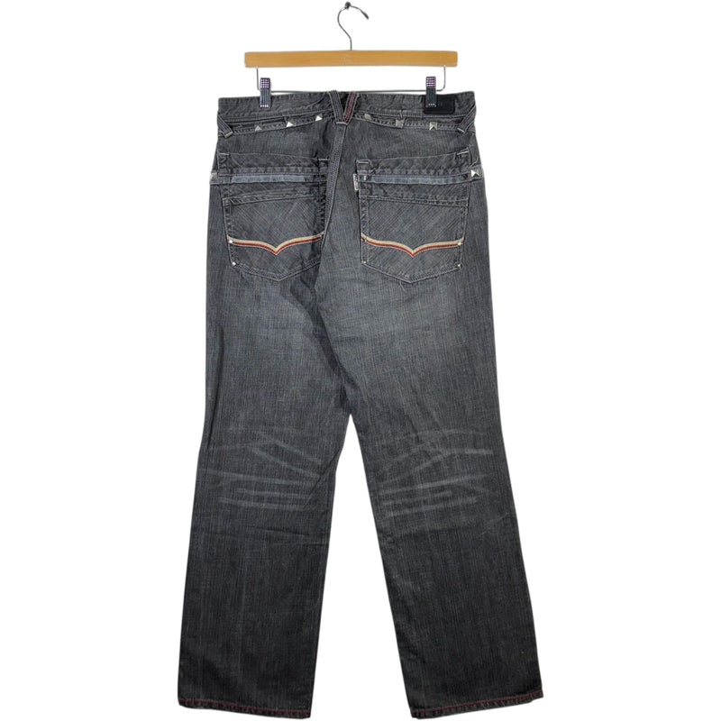 Vintage Parish Wide Leg Denim Jeans 34 x 32
