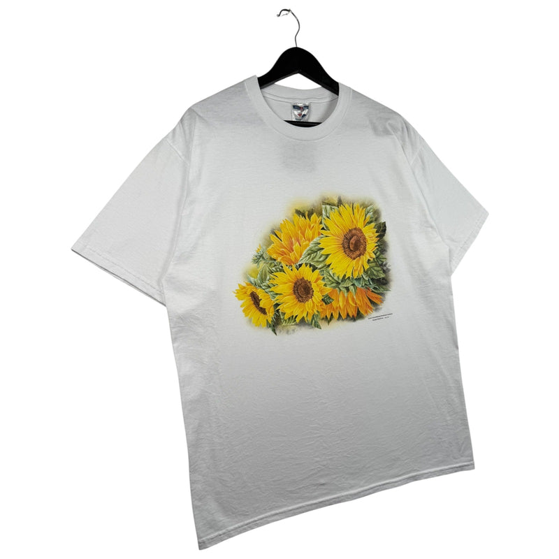 Vintage Sunflower Floral Nature Graphic T-Shirt