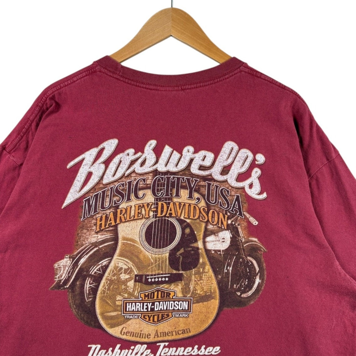 Vintage Harley Davidson Boswell’s Music City Graphic T-Shirt