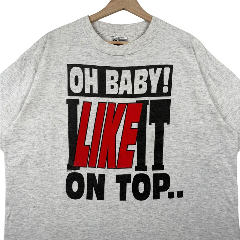 Vintage Oh Baby Like It On Top Graphic T-Shirt