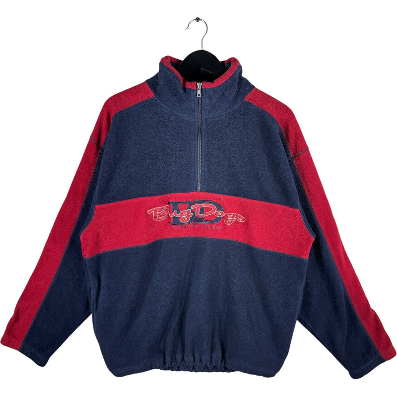 Vintage Big Dogs 1/4 Zip Fleece