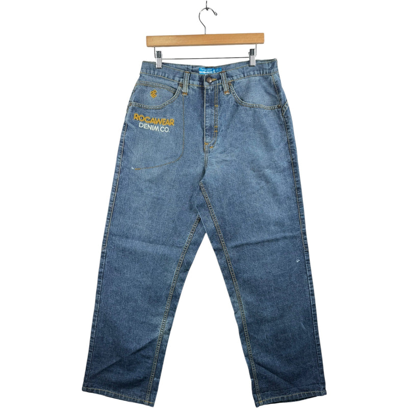 Vintage Rocawear Denim Co Embroidery Jeans 34