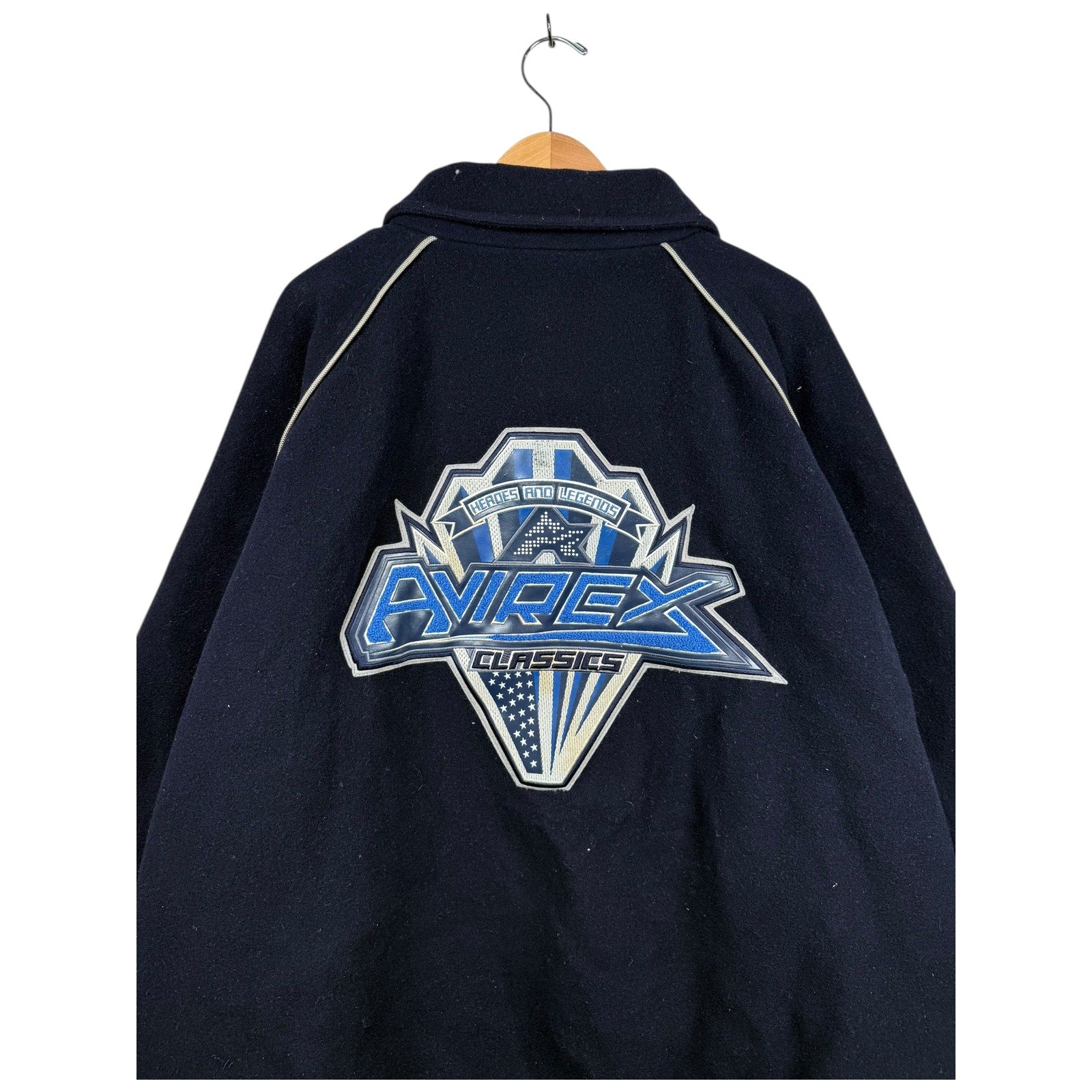 Vintage Avirex Heroes and Legends Wool Full Zip Jacket