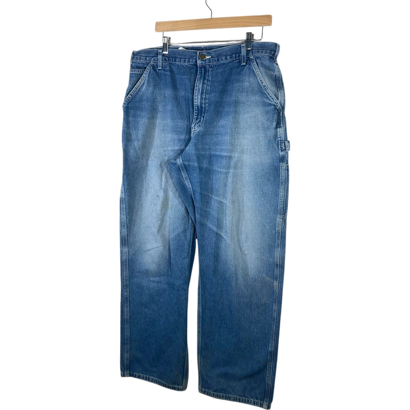 Vintage Carhartt Dungaree Fit Denim Carpenter Pants 38x32