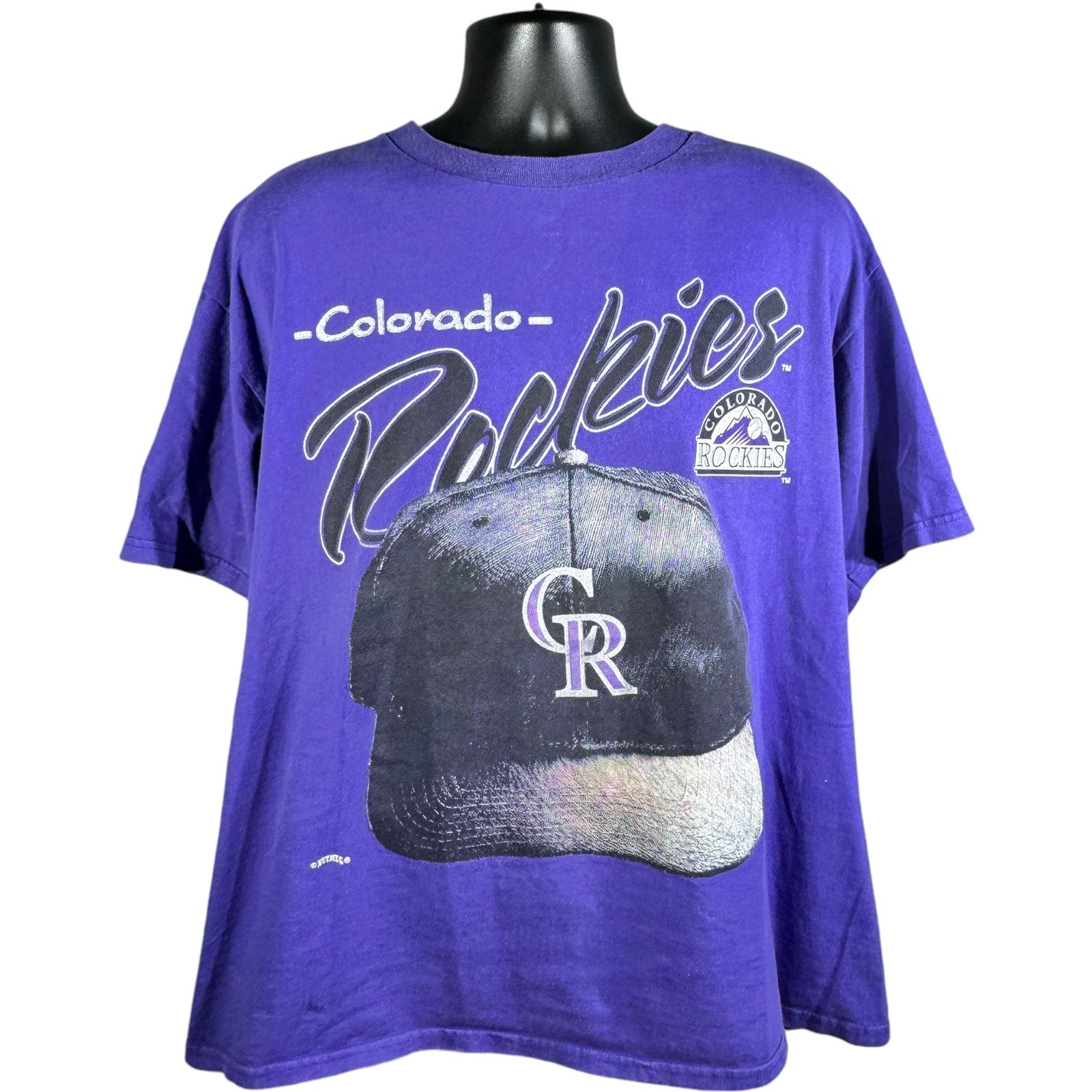 Vintage Colorado Rockies Big Helmet Tee