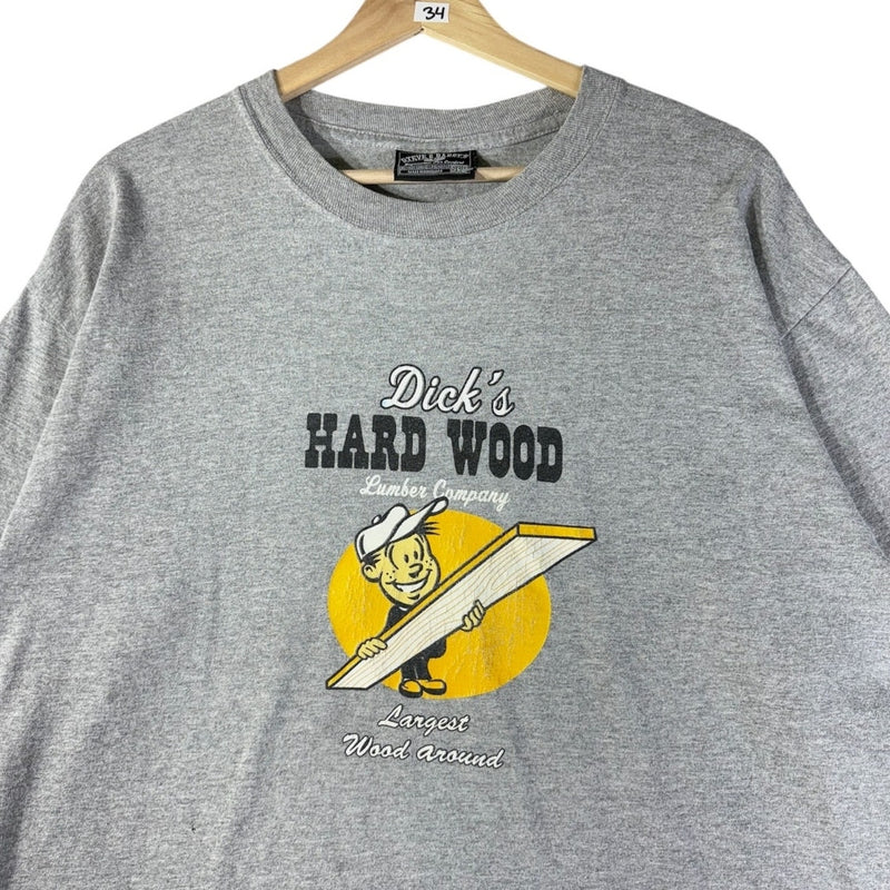 Vintage Dick’s Hard Wood Funny Graphic T-Shirt