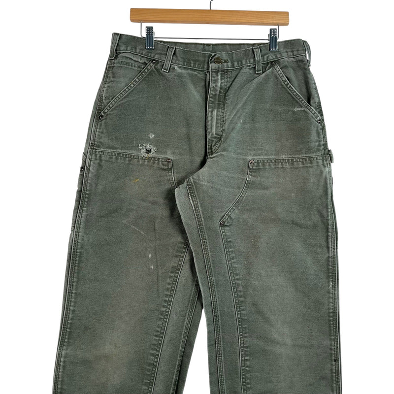 Vintage Carhartt Carpenter Double Knee Pants 34x30