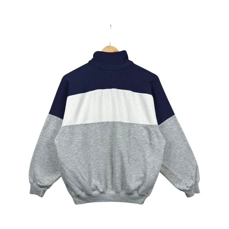 Vintage Nike Quarter Zip Mock Neck Pullover Sweatshirt