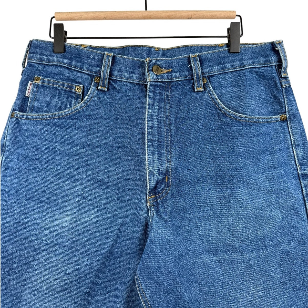 Vintage Carhartt Carpenter Denim Shorts 34