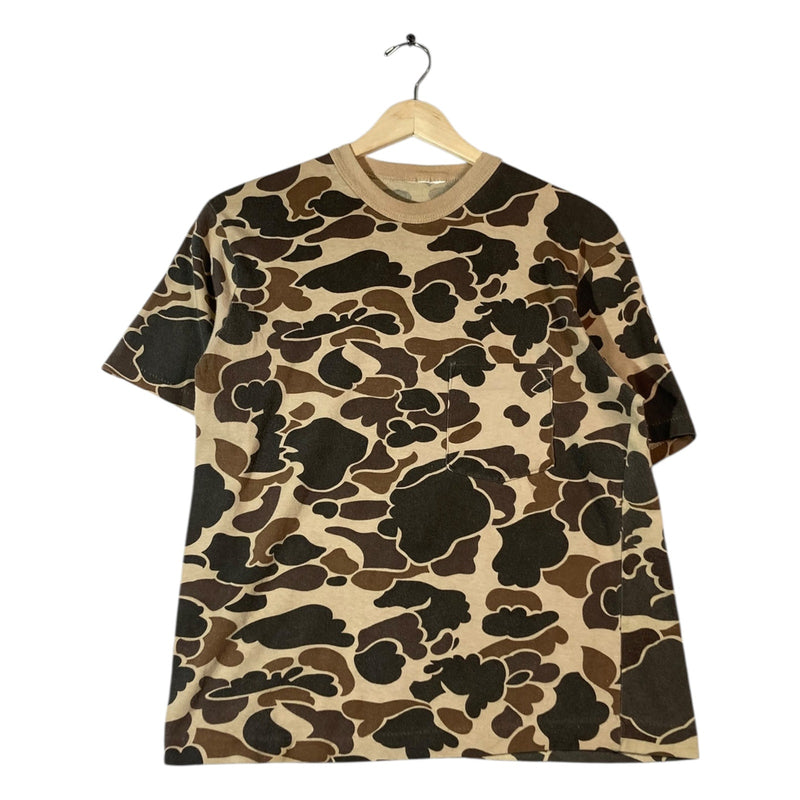 Vintage Camouflage Military Crewneck T-Shirt