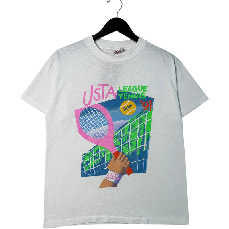 Vintage USTA League Tennis Tee 1991