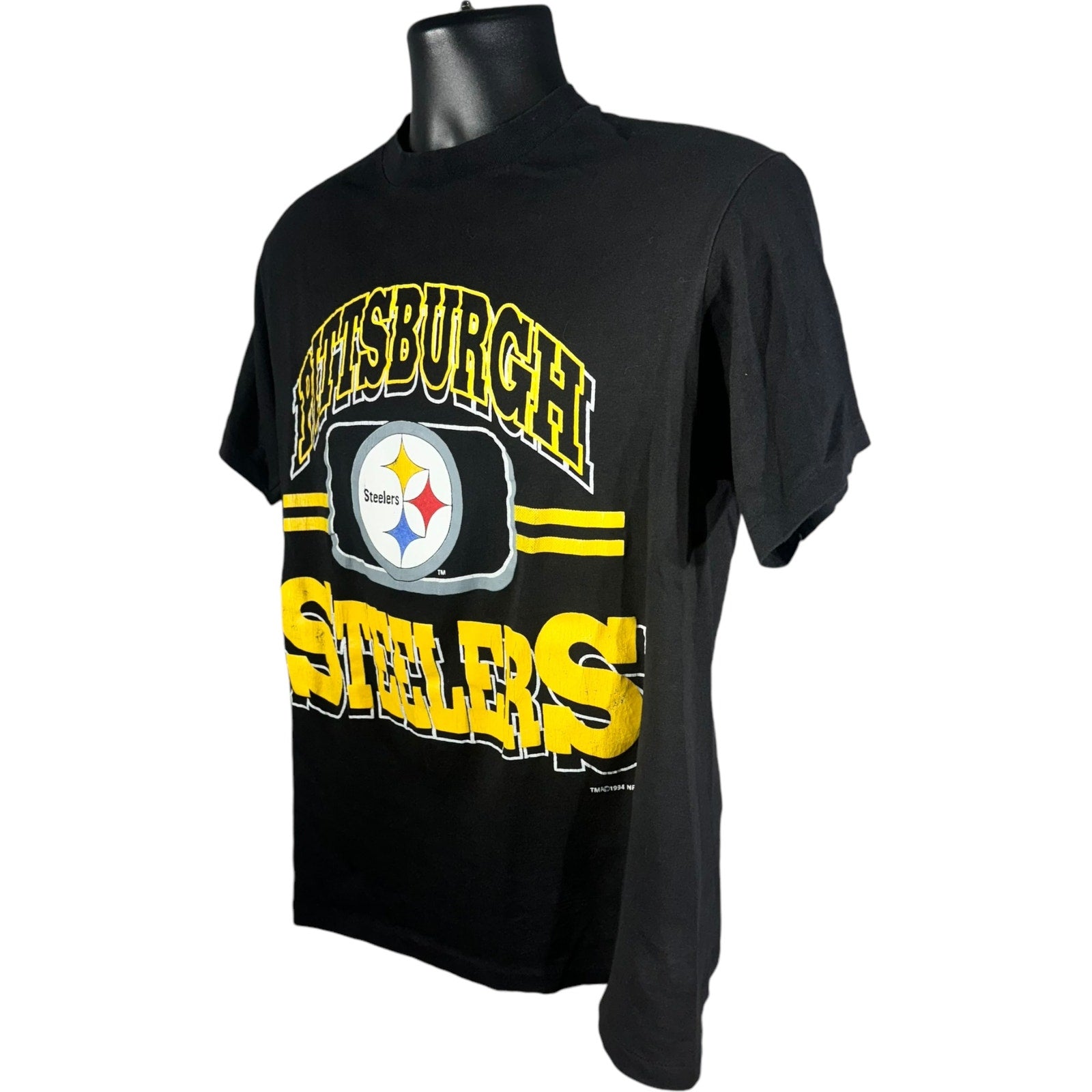 Vintage Pittsburgh Steelers Arch Spellout NFL Tee