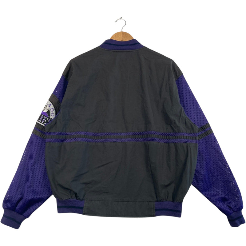 Vintage Colorado Rockies Mini Logo MLB Light Jacket
