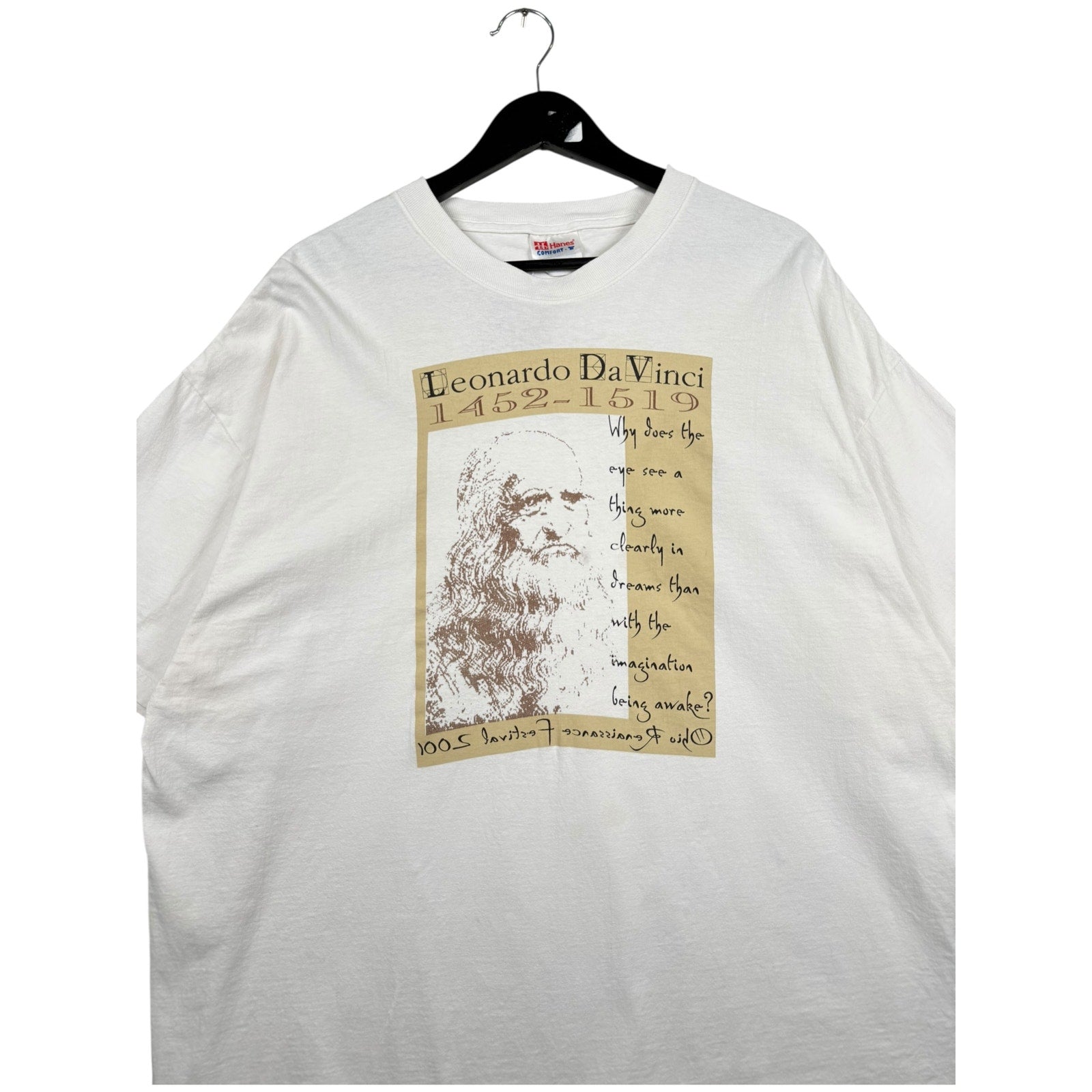 Vintage Leonardo Da Vinci 1452-1519 Short Sleeve T-Shirt