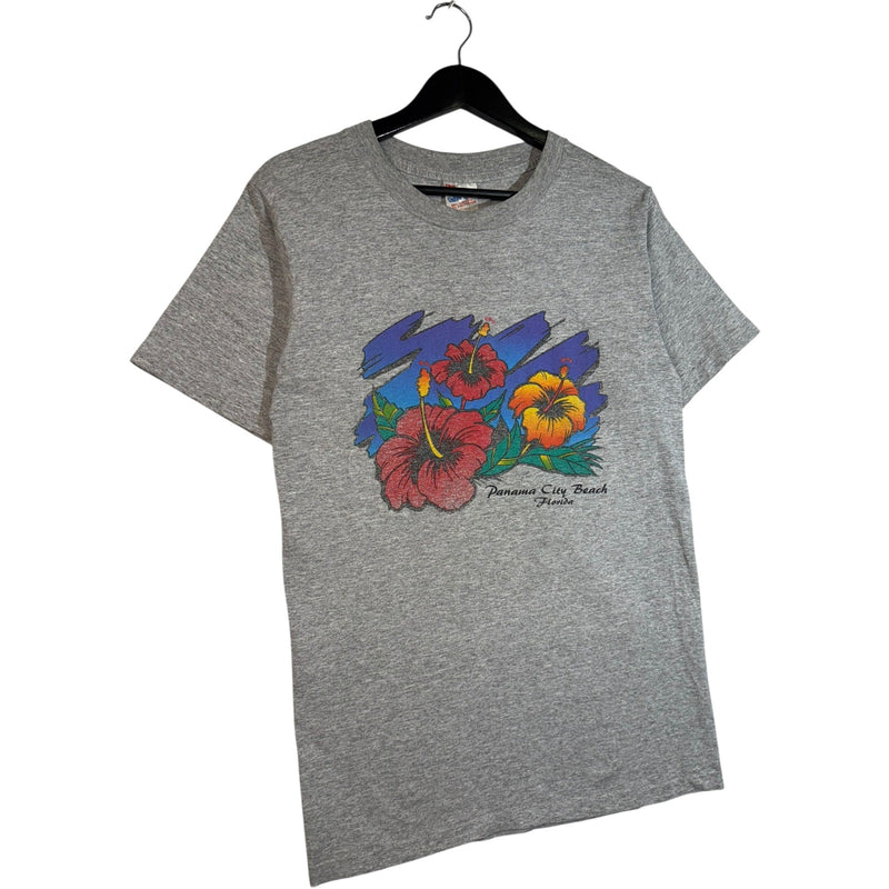 Vintage Panama City Beach Flower Souvenir T-Shirt