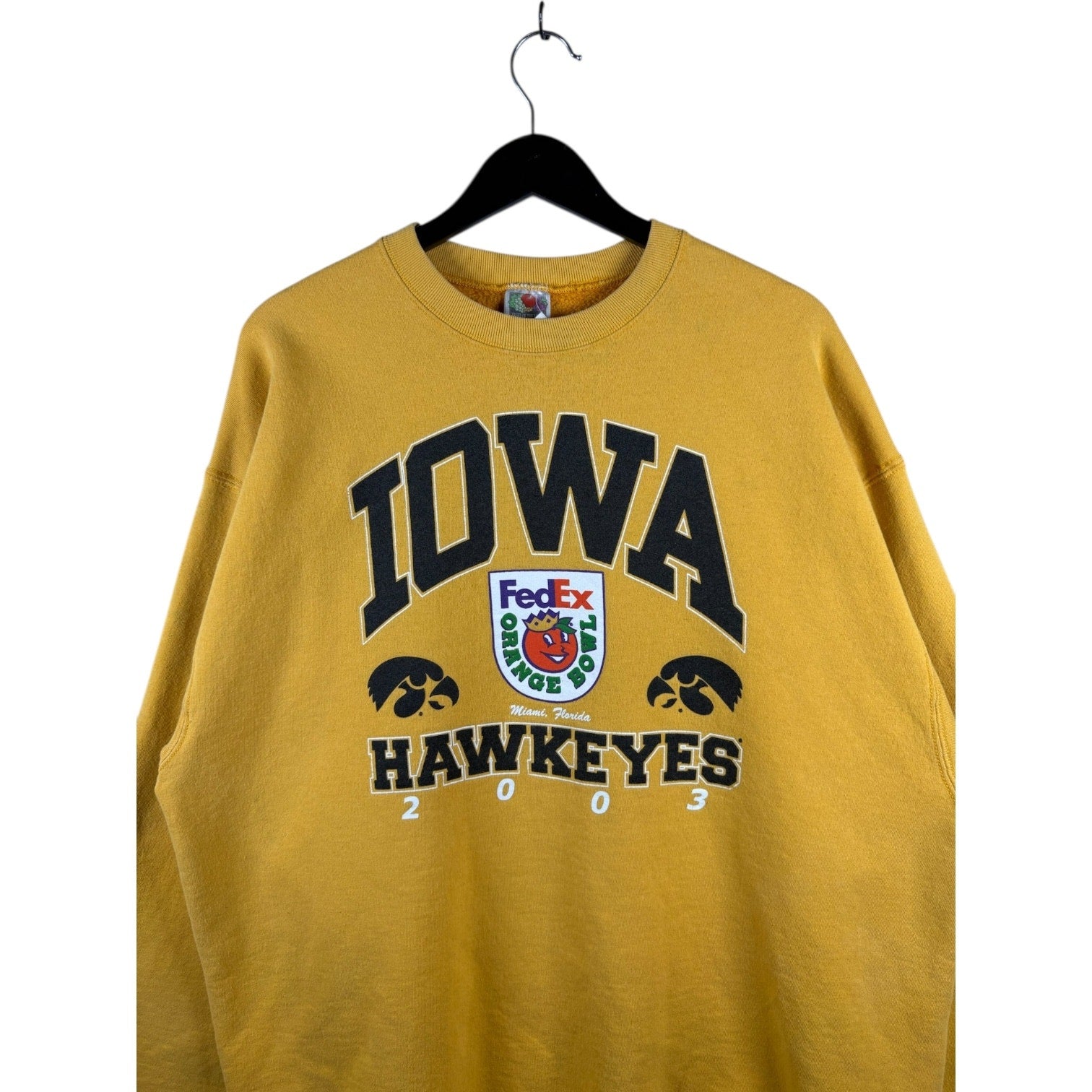 Vintage University Of Iowa Hawkeyes Crewneck
