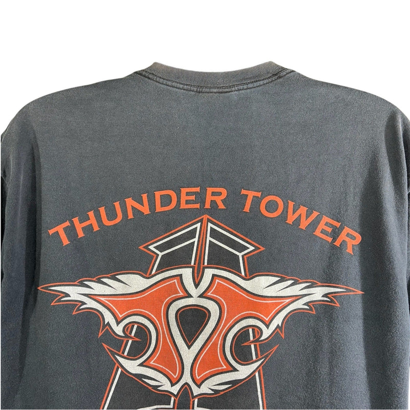 Vintage Harley Davidson "Thunder Tower" Pocket Tee