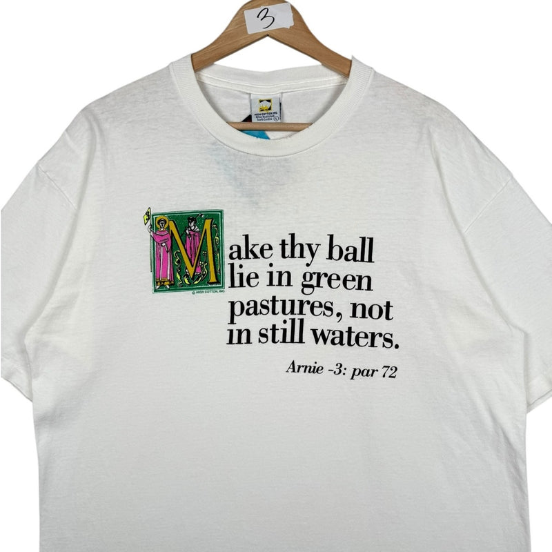 Vintage Golf Arnie Palmer Par 72 Quote T-Shirt
