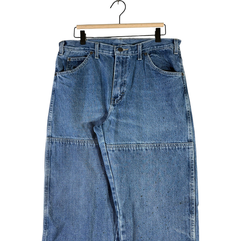 Vintage Dickies Denim Jeans Double Knee Pants