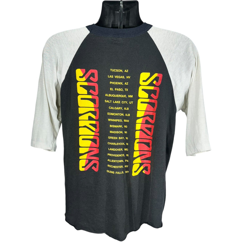 Vintage Scorpions Raglan Tour Tee 1988